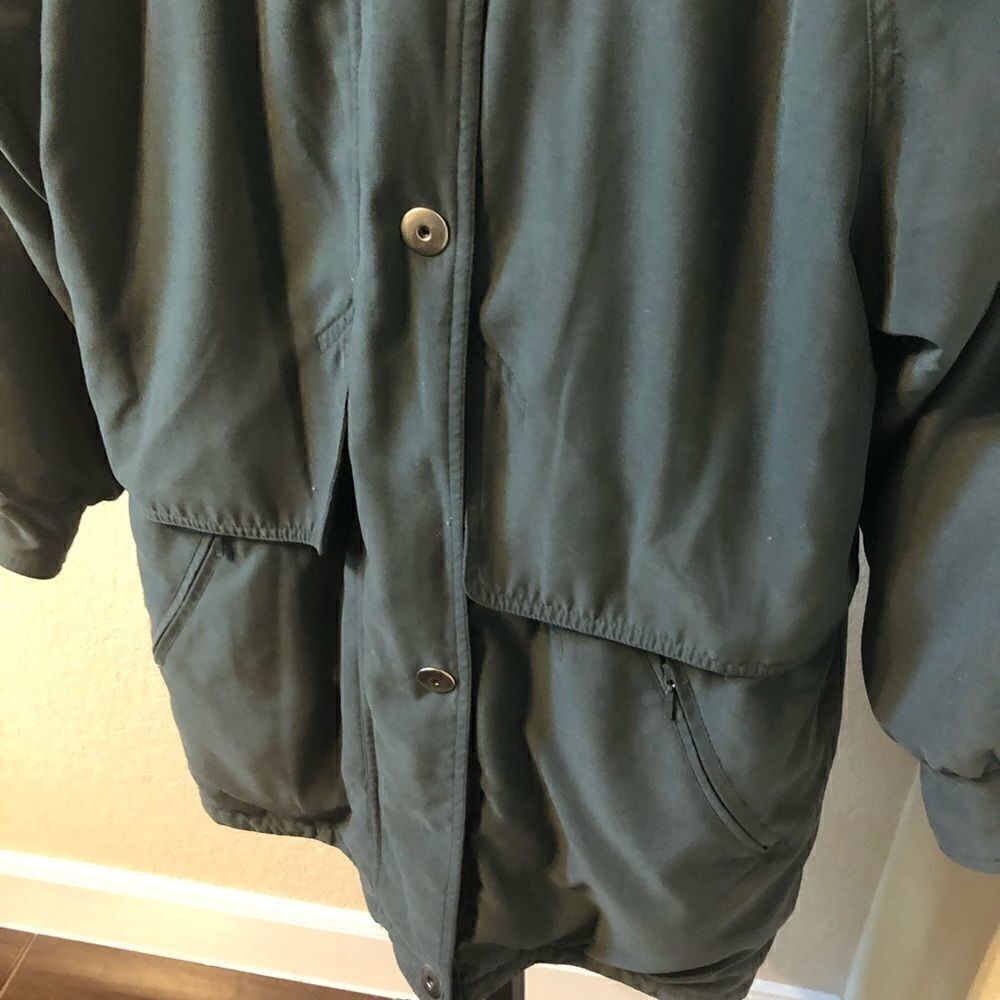 London Fog olive microfiber jacket sz medium - Picture 3 of 10